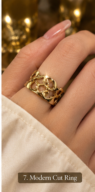 Golden Luxe Statement Rings